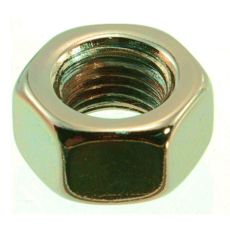 Midwest Fastener Hex Nut, 7/16"-20, Steel, Grade 5, Black Chrome, 5 PK 34115